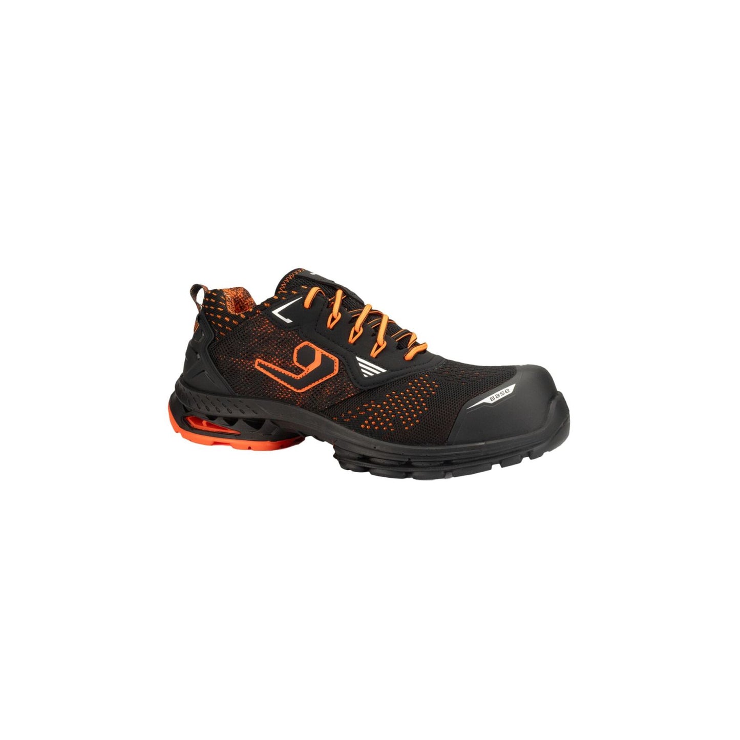 Base Run@Work Schoenen B1704A Berlin S1PS ESD HIFLAP laag zwart-oranje(BK)
