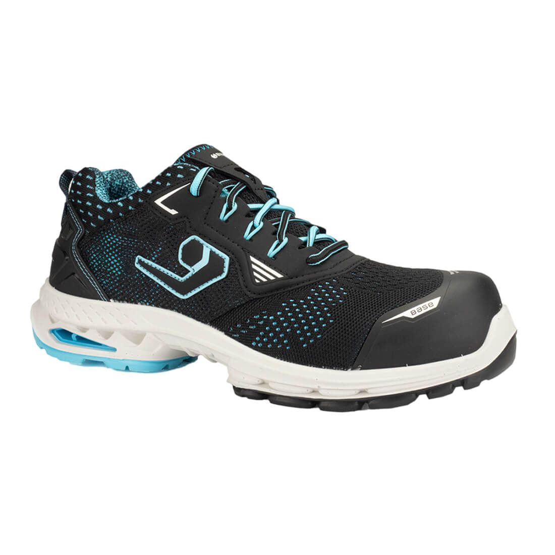 Base Run@Work Schoenen B1704C Sydney S1PS ESD HIFLAP laag zwart-blauw(BKB)