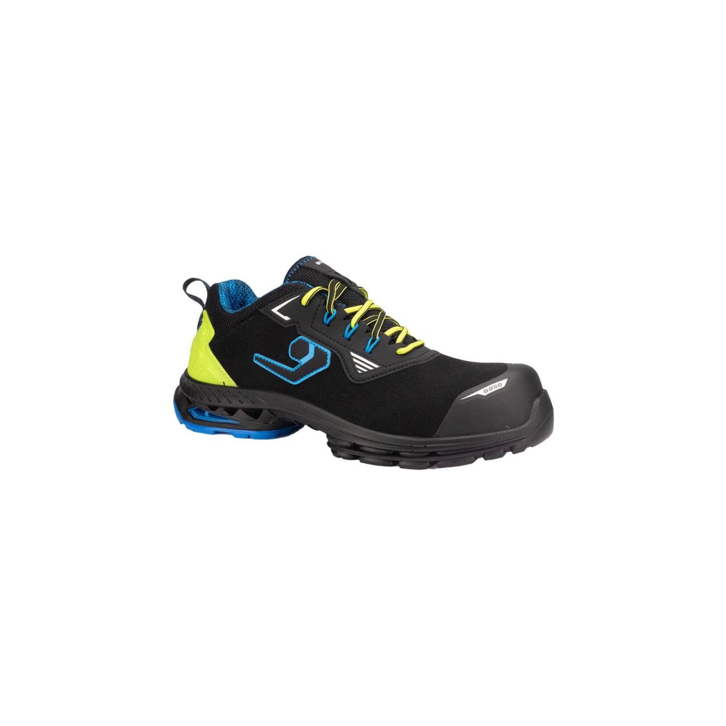 Base Run@Work Schoenen B1711A Athens S3S SR ESD HIFLAP laag zwart-groen(BG)