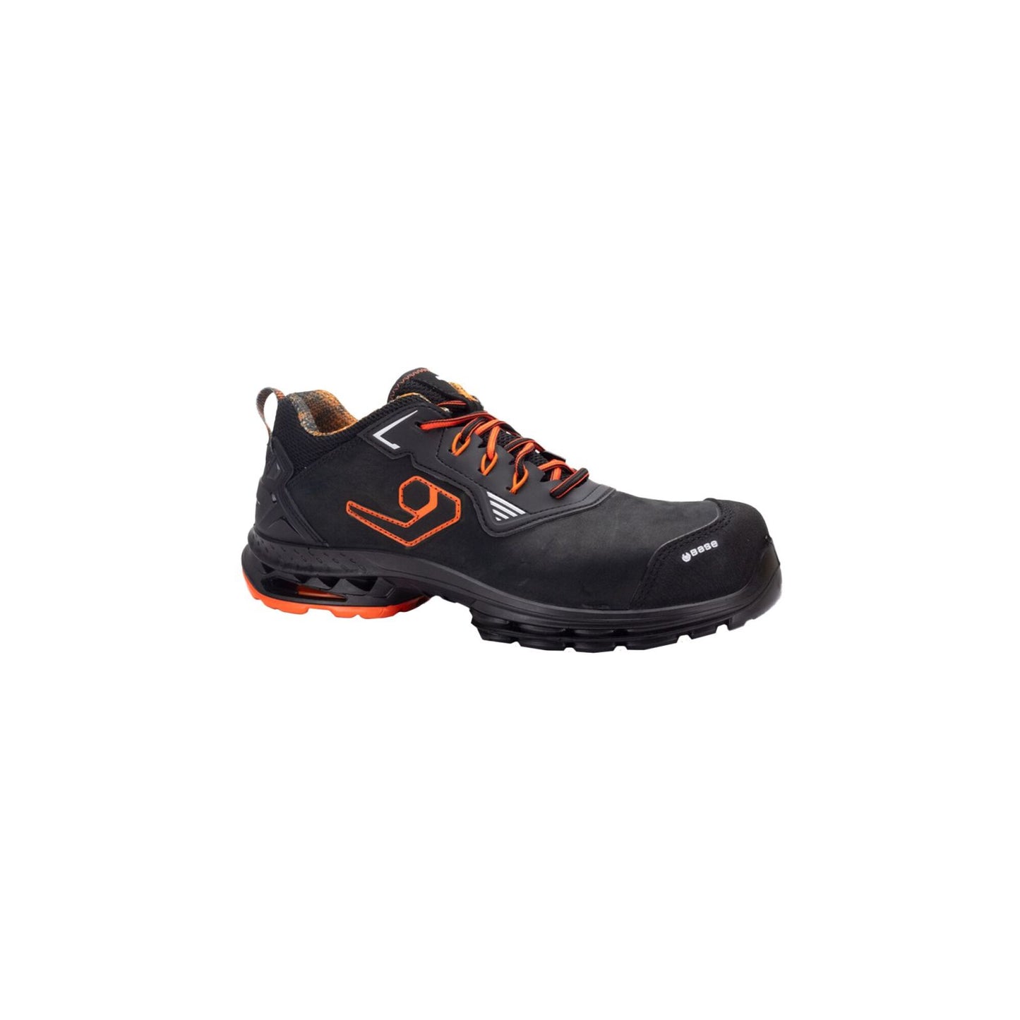 Base Run@Work Schoenen B1711B Amsterdam S3S SR ESD HIFLAP laag zwart-oranje(BK)