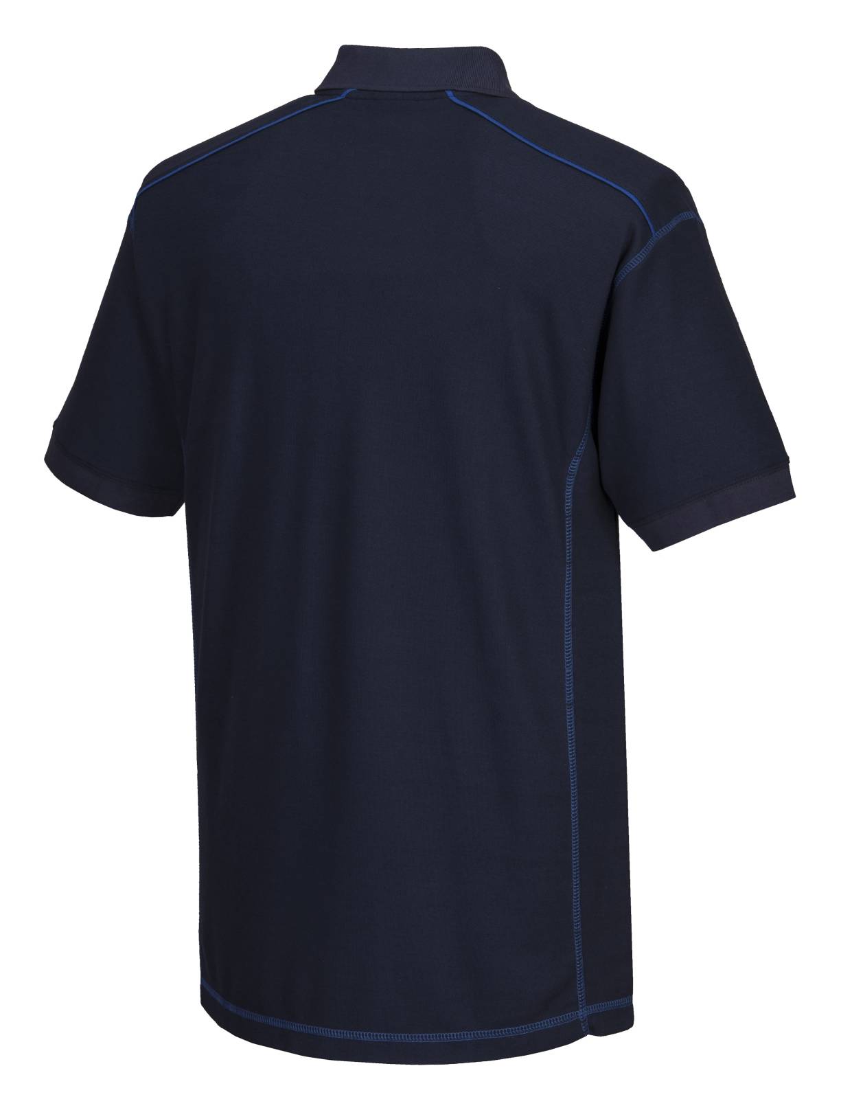 Portwest Polo's B218 marineblauw-koningsblauw(NR)