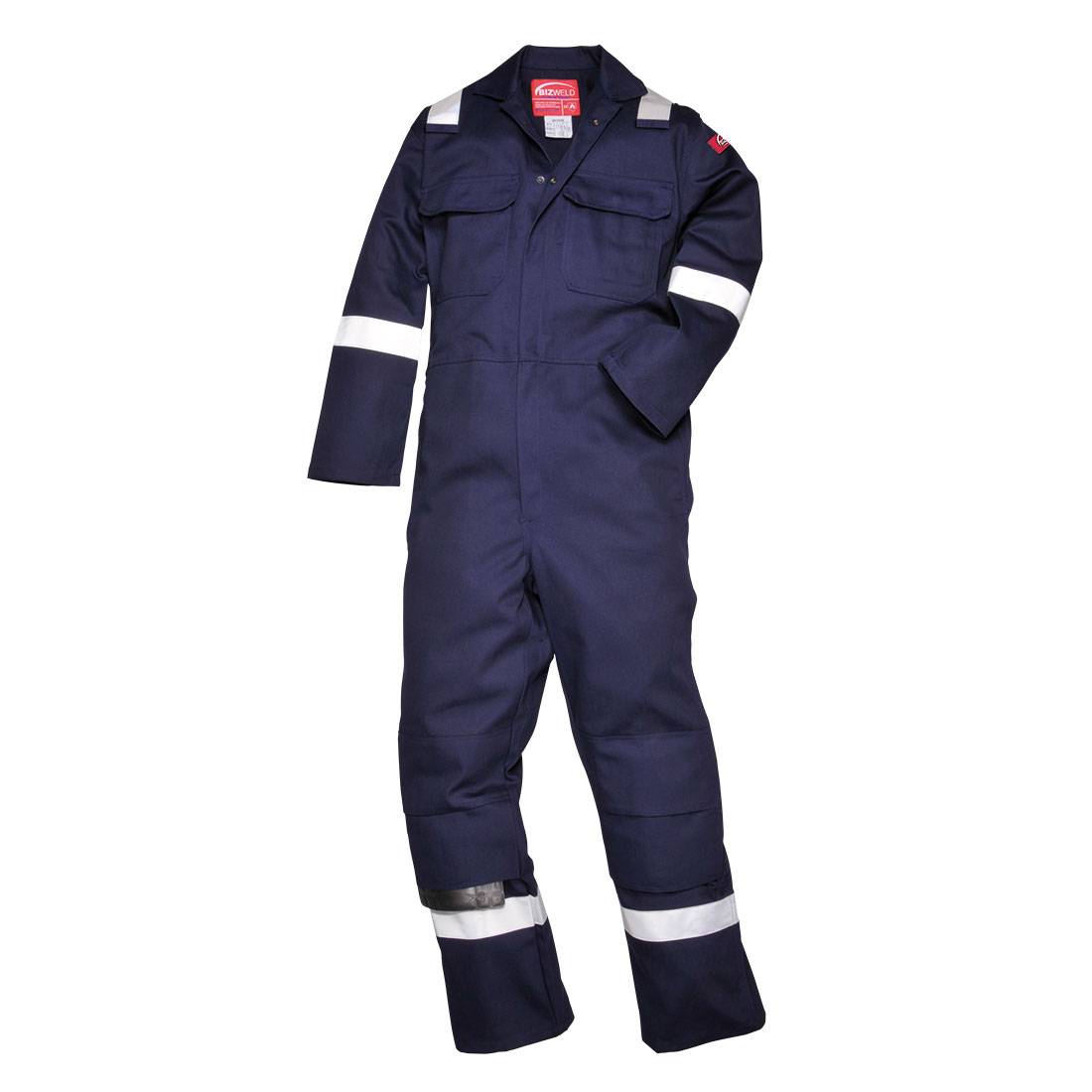 Portwest Bizweld Iona Overalls Biz5 Vlamvertragend marineblauw(NA)