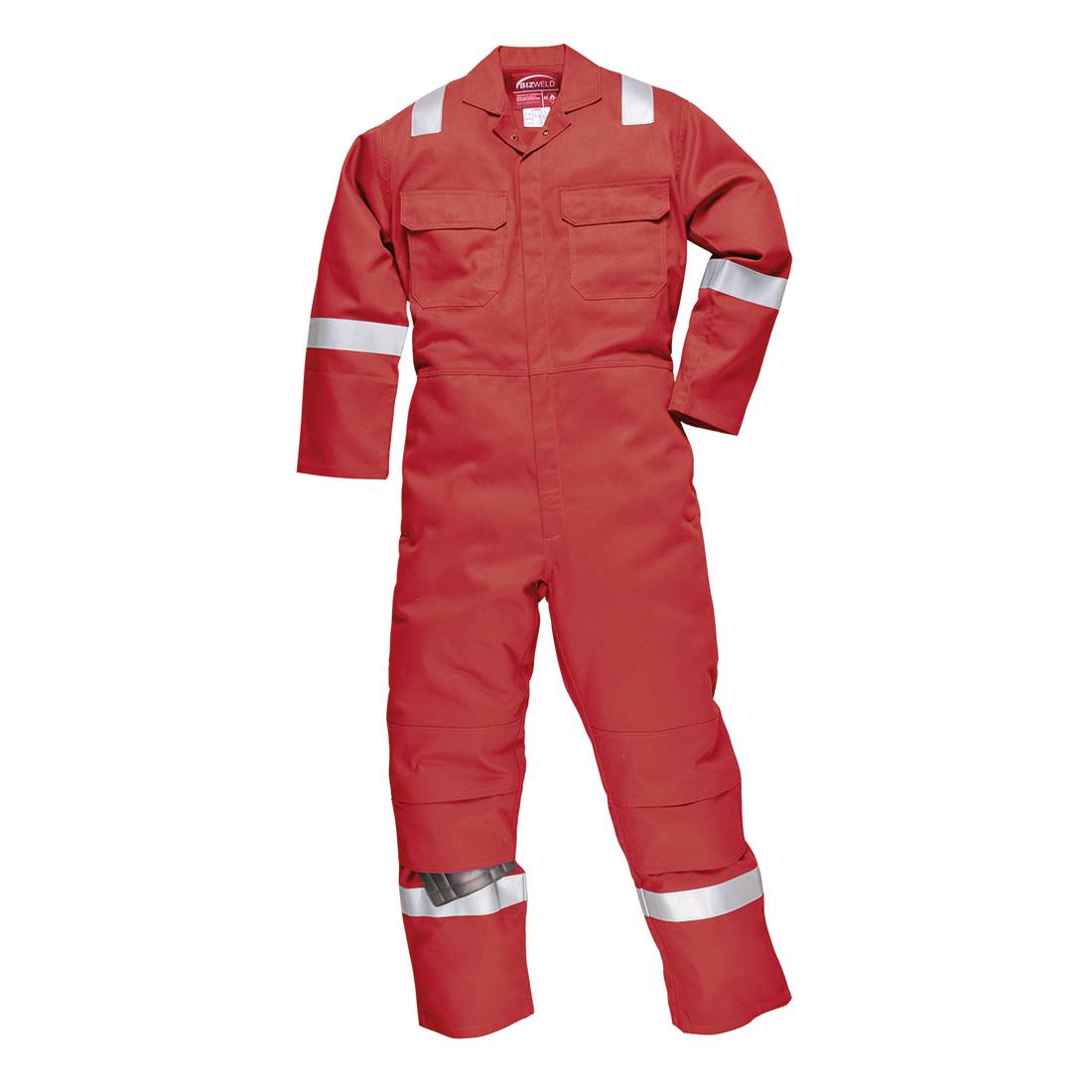 Portwest Bizweld Iona Overalls Biz5 Vlamvertragend rood(RE)