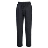 Portwest Kokskleding Broeken C076 chef Mesh Air zwart(BK)