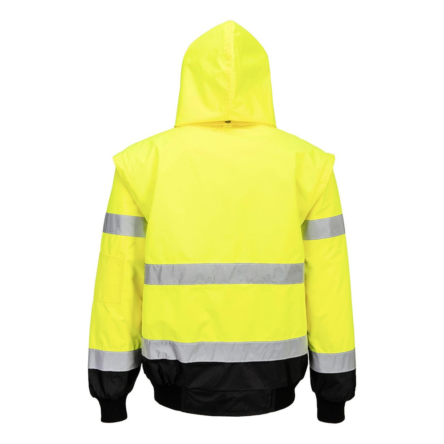 Portwest Jassen C465 HiVis Uitneembare voering- mouwen geel-zwart(YB)