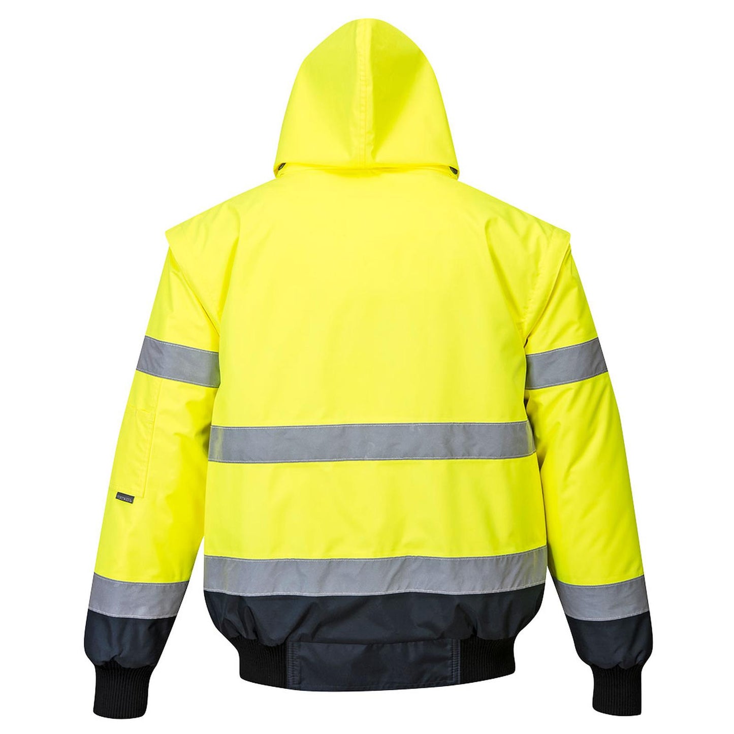 Portwest Jassen C465 HiVis Uitneembare voering- mouwen geel-marineblauw(YN)