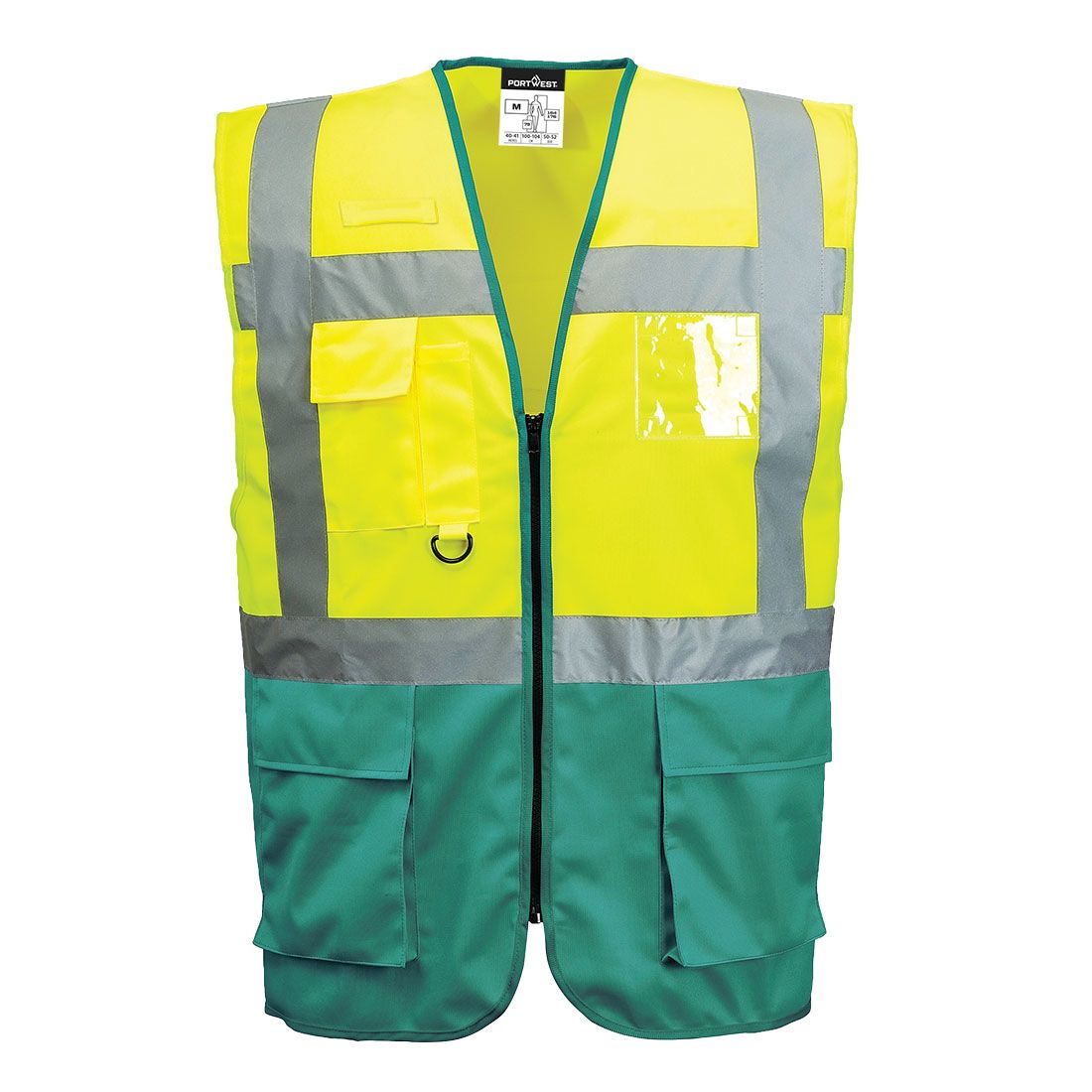 Portwest Vesten C476 HiVis geel-grijs(YG)
