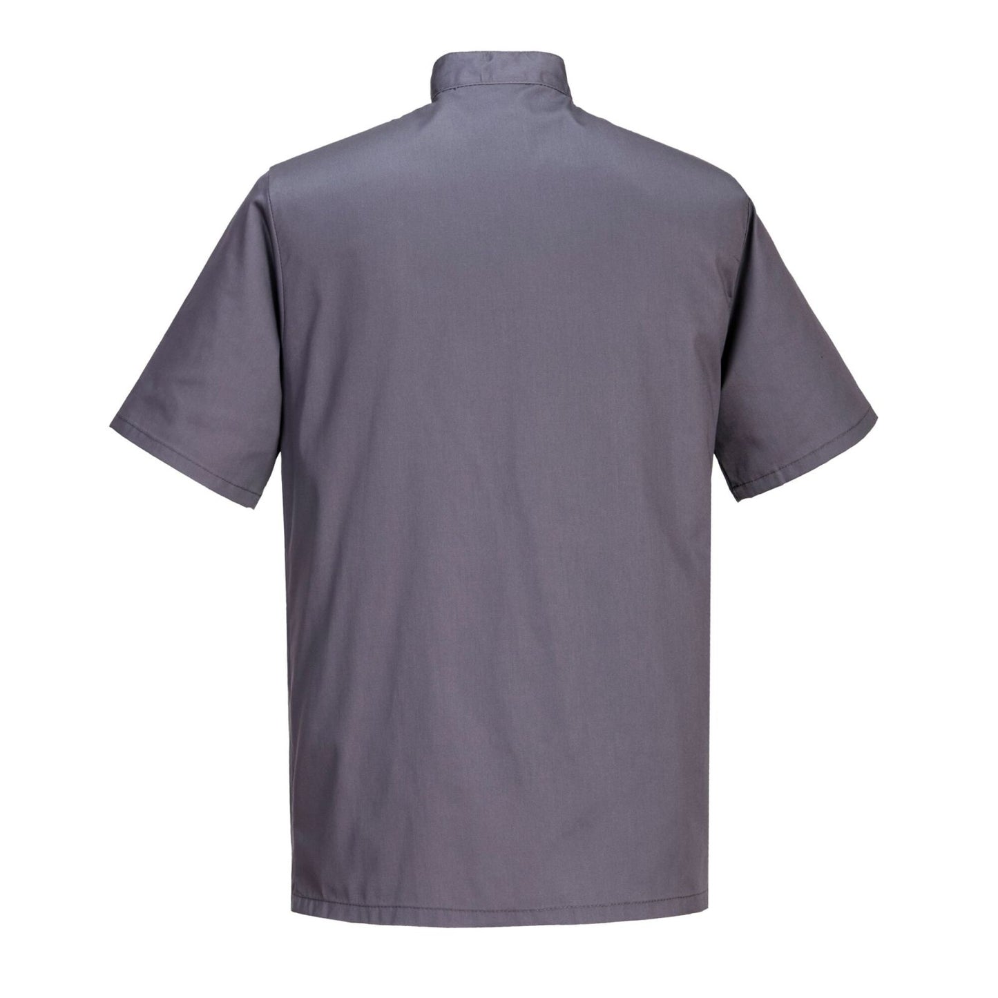 Portwest Kokskleding Chef-koks/voedingsindustrie Koksjas C733 Cumbria korte mouw leisteengrijs(SG)