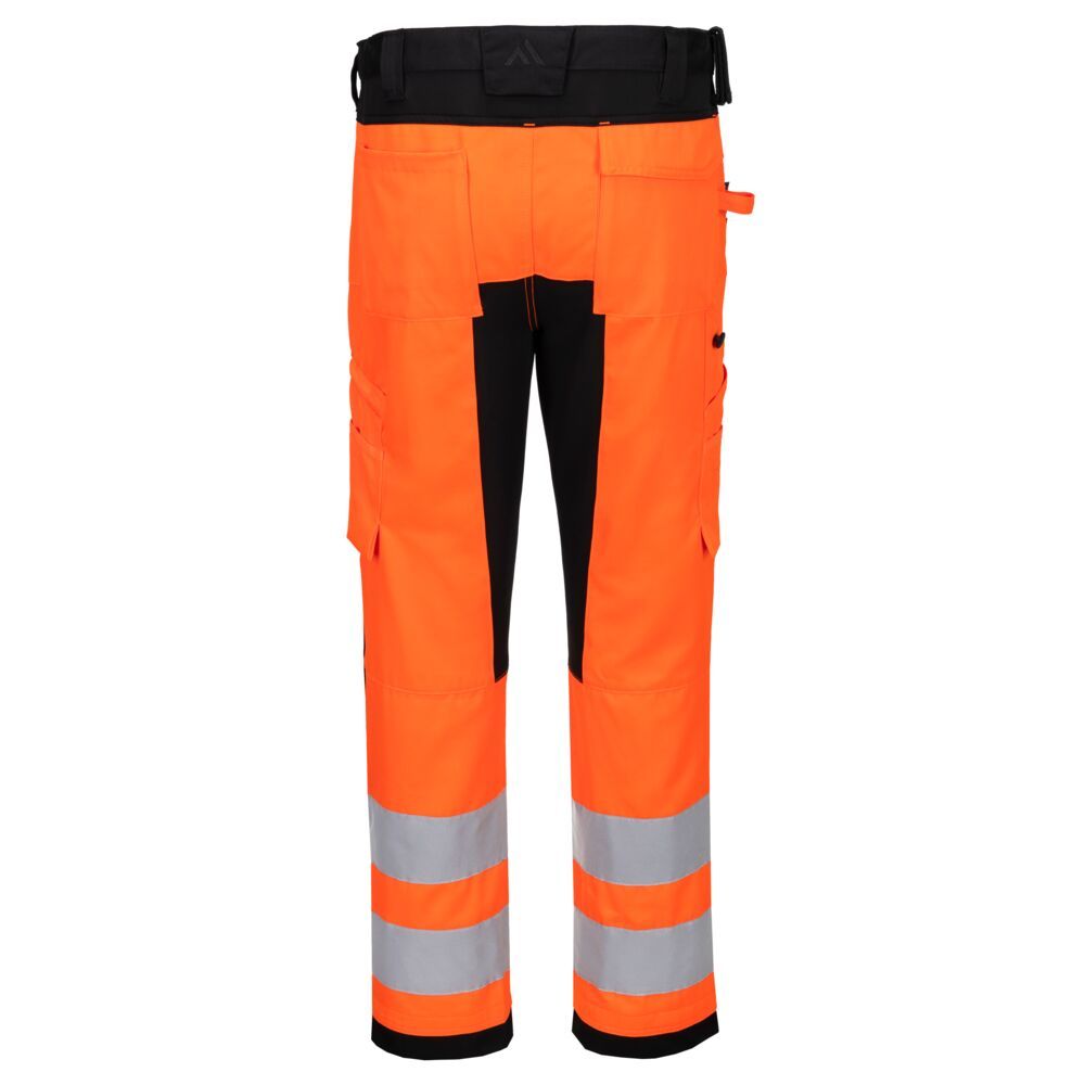 Portwest WX2 Hoge zichtbaarheid Broek CD848 Eco Stretch oranje-zwart(OB)