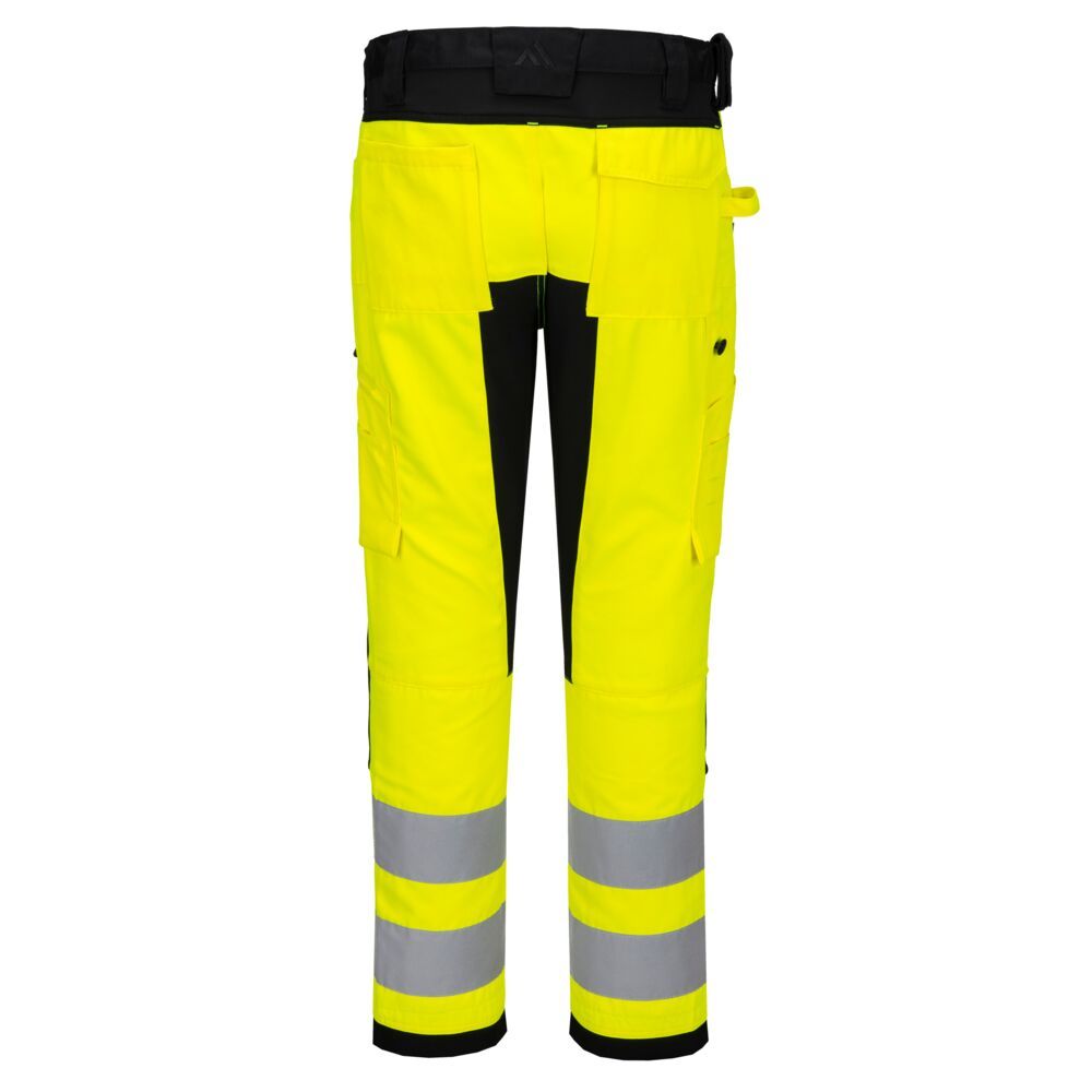 Portwest WX2 Hoge zichtbaarheid Broek CD848 Eco Stretch geel-zwart(YB)
