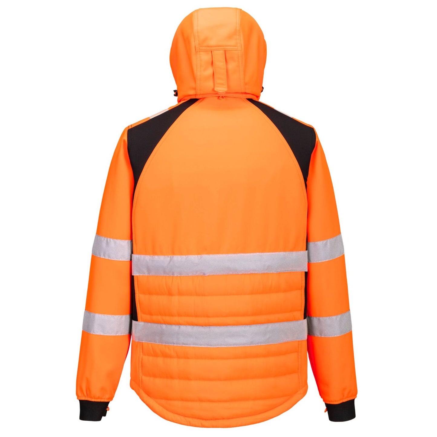 Portwest WX2 Hoge zichtbaarheid Hybride Jack CD863 Eco Hi-Vis oranje-zwart(OB)