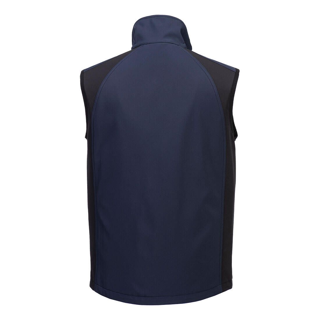 Portwest WX2 Eco Bodywarmer CD876 Softshell Gilet (2L) stetch waterbestendig donker marineblauw(NV)