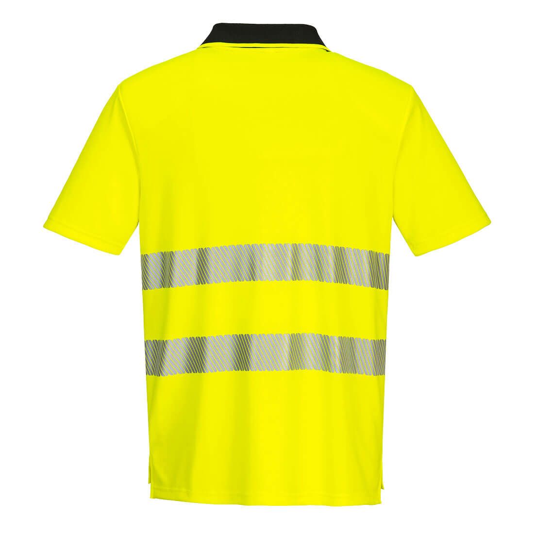 Portwest Polo's DX412 geel-zwart(YB)