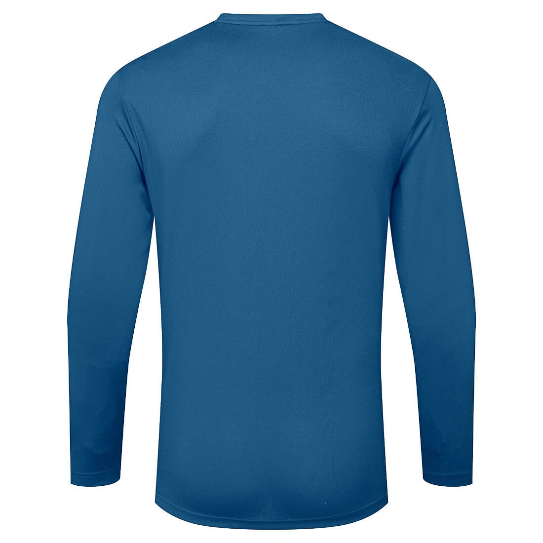 Portwest DX4 Corporate Casuals T-shirt DX415 L/S lange mouwen metroblauw(MB)