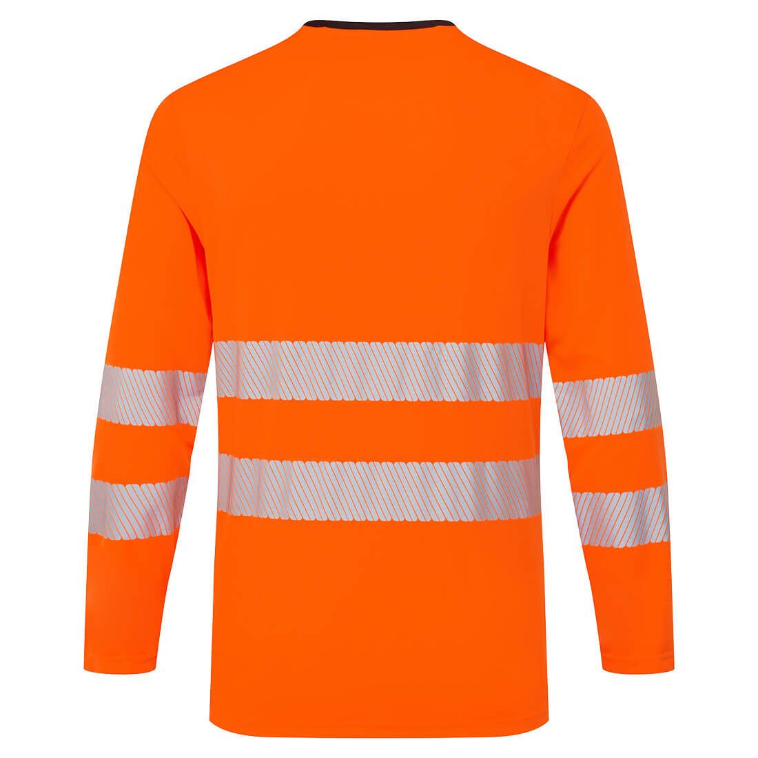 Portwest DX4 Hi-Vis T-shirt DX416 L/M slim fit longsleeve Hivistex Pro oranje-zwart(OB)