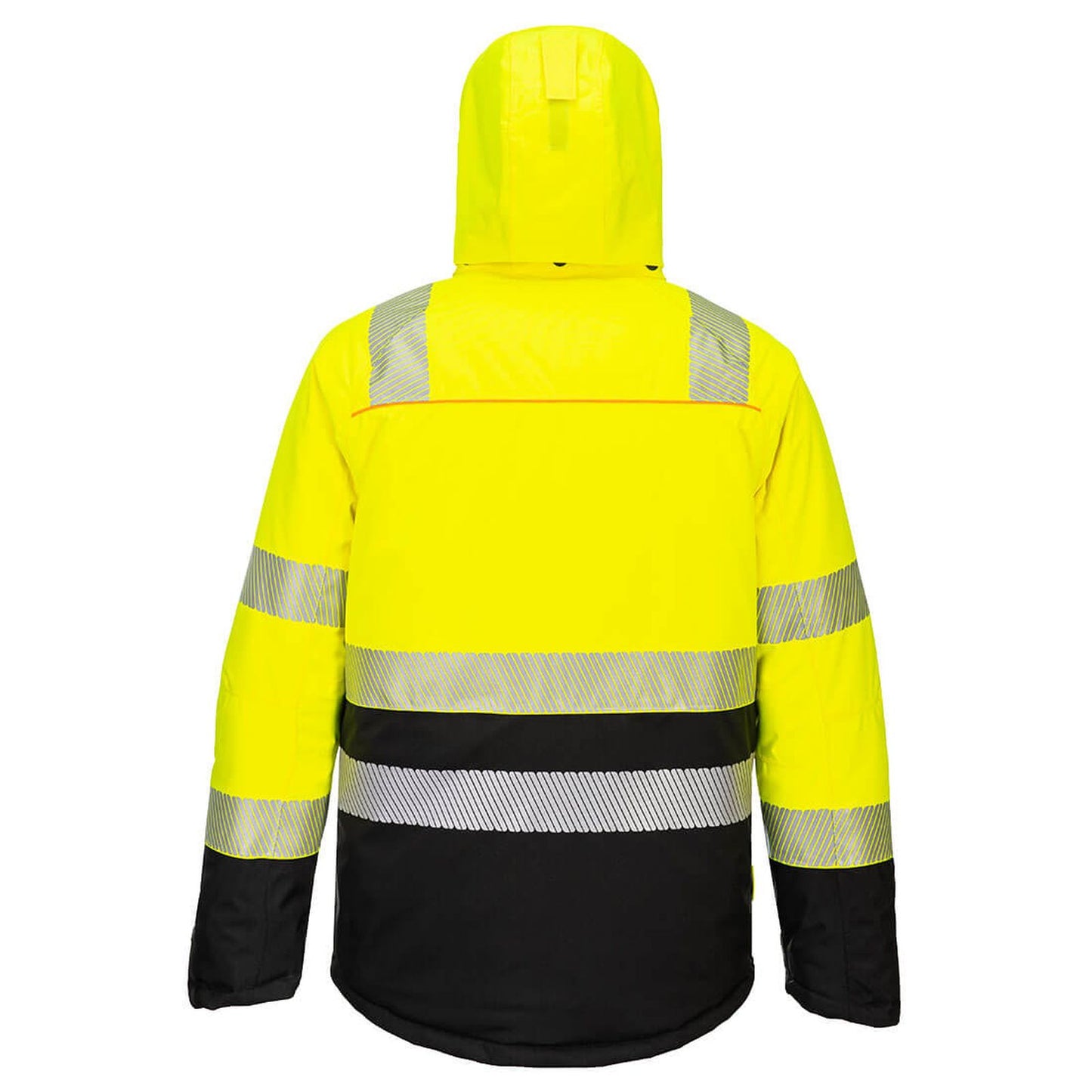 Portwest DX4 Hi-Vis Winterjack DX430 HiVis  Klasse 2 waterdicht stretch geel-zwart(YB)