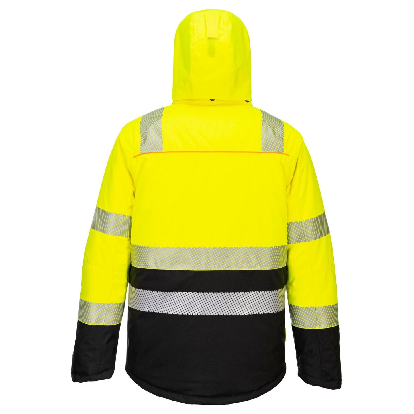 Portwest DX4 Hi-Vis Winterjack DX430 HiVis Klasse 2 waterdicht stretch geel-zwart(YB)