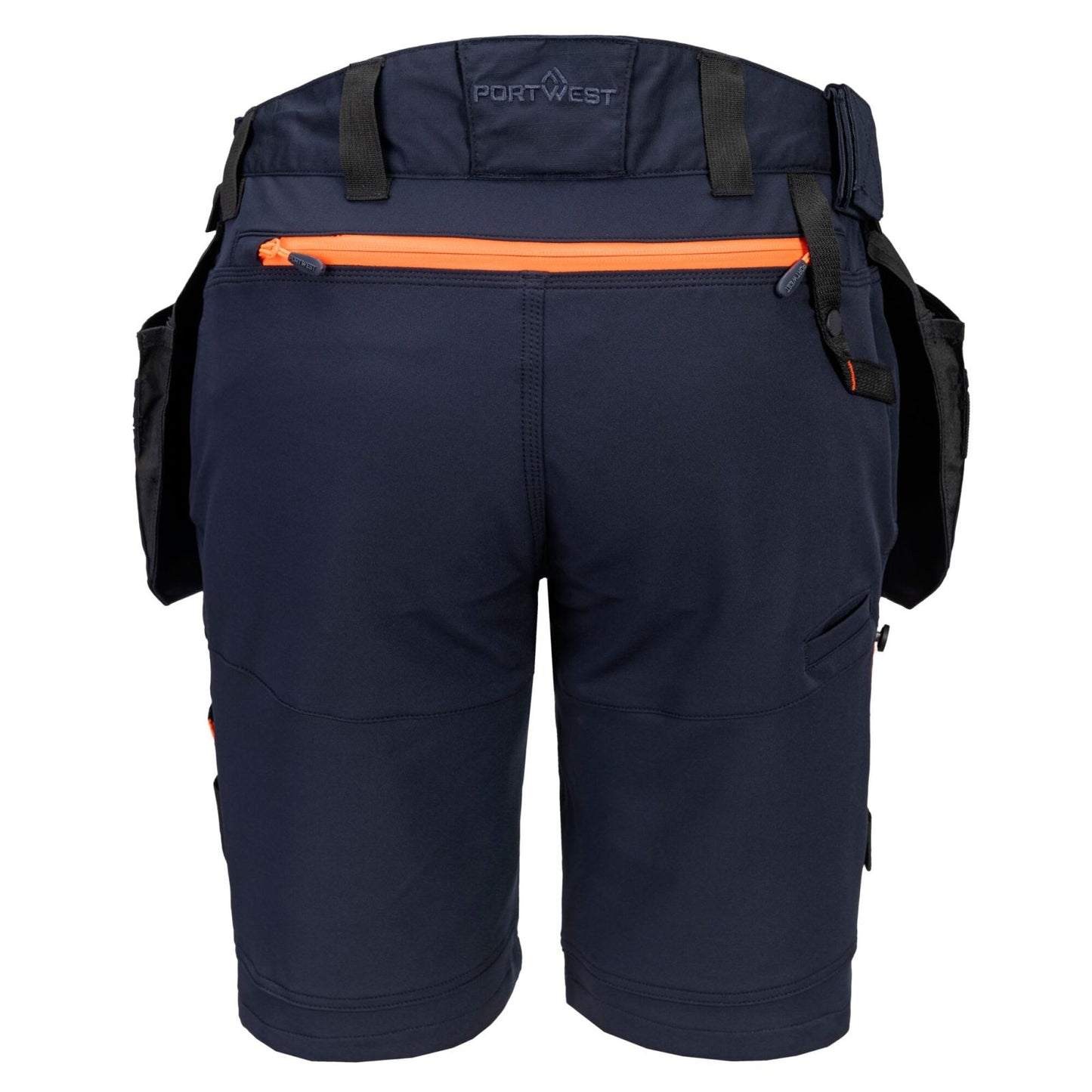 Portwest DX4 Werkkleding Korte Broek DX444 afneembare holsterzakken donker marineblauw(DN)