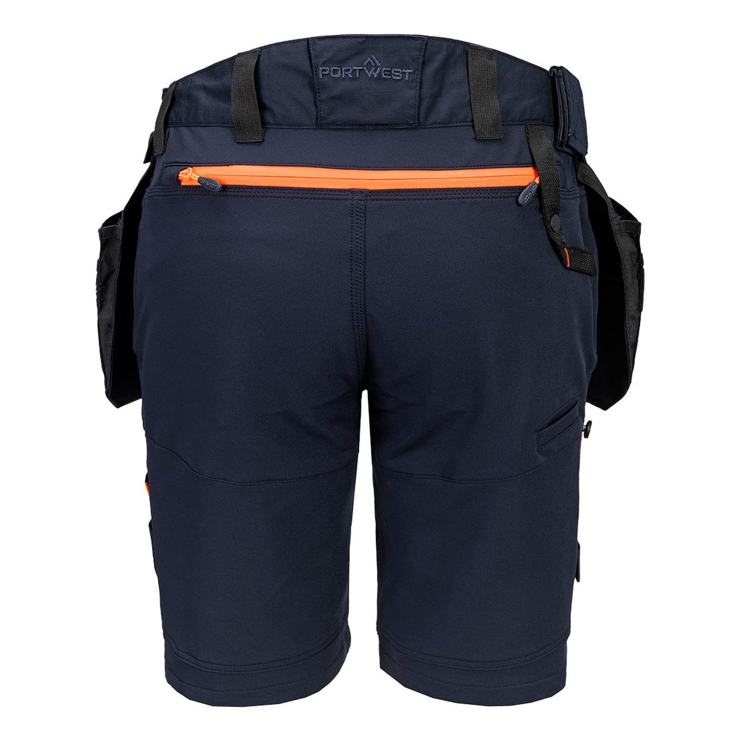 Portwest DX4 Werkkleding Korte Broek DX444 afneembare holsterzakken 4X stretch donker marineblauw(NV)