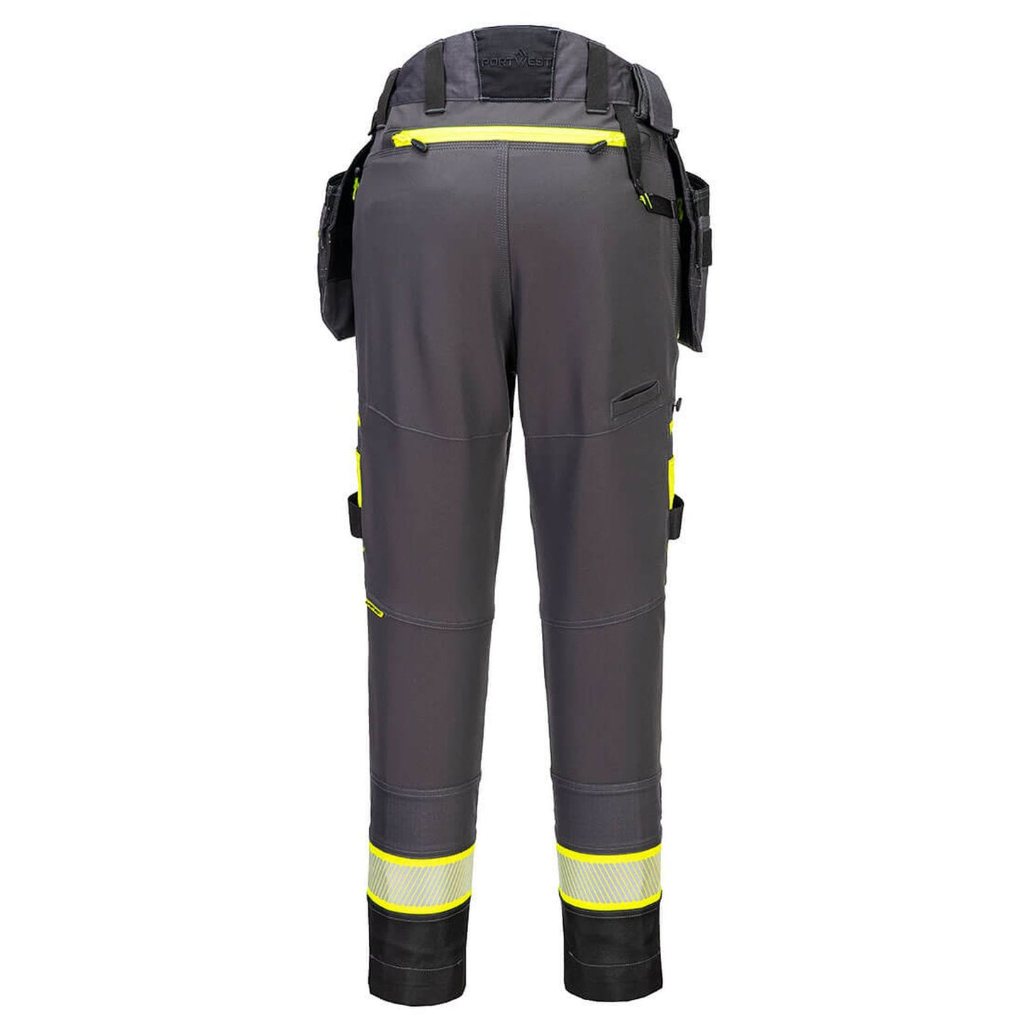 Portwest DX4 Broek DX452 dames afneembare holsterzakken stretch metaalgrijs(MG)