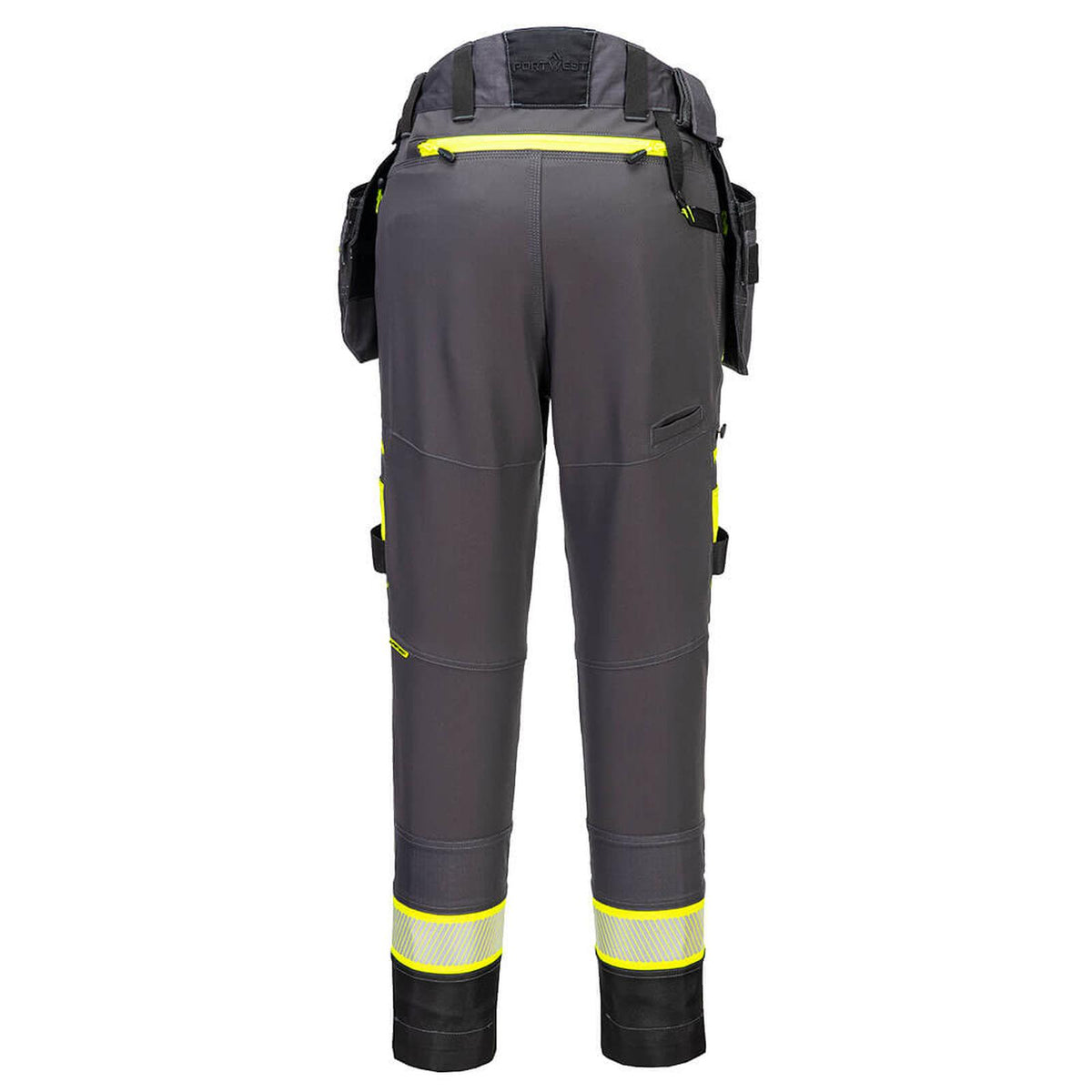Portwest DX4 Broek DX452 dames afneembare holsterzakken stretch metaalgrijs(MG)