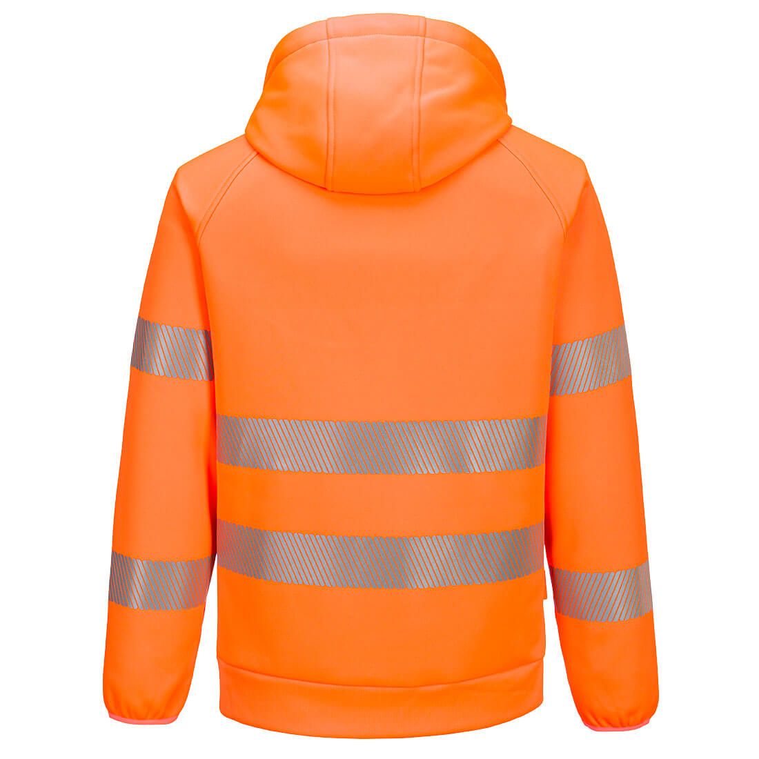 Portwest DX4 Hi-Vis Hoodie DX483 HiVisTex Pro oranje-zwart(OB)