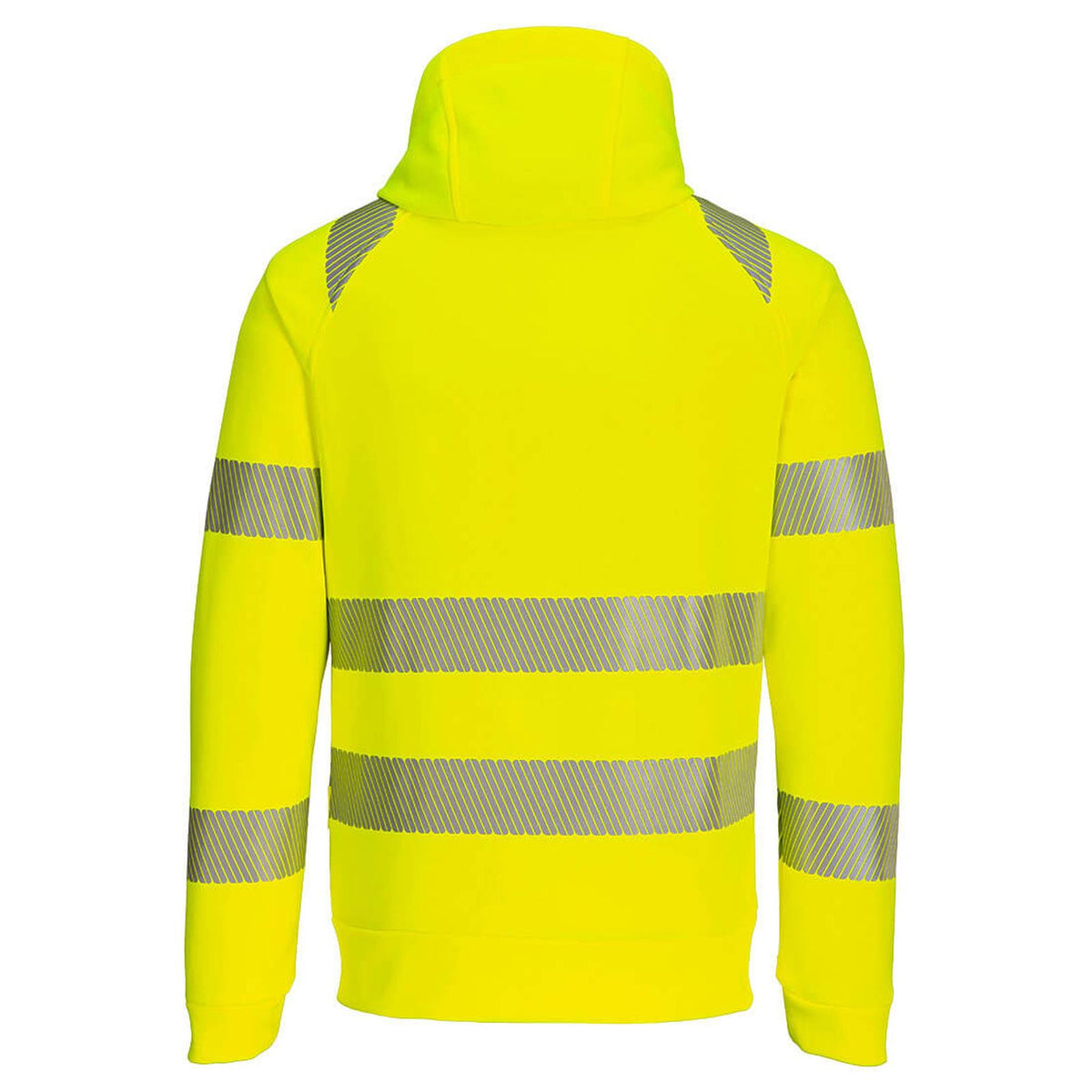 Portwest DX4 Hoge zichtbaarheid Hoodie DX484 Hi-Vis rits geel-zwart(YB)
