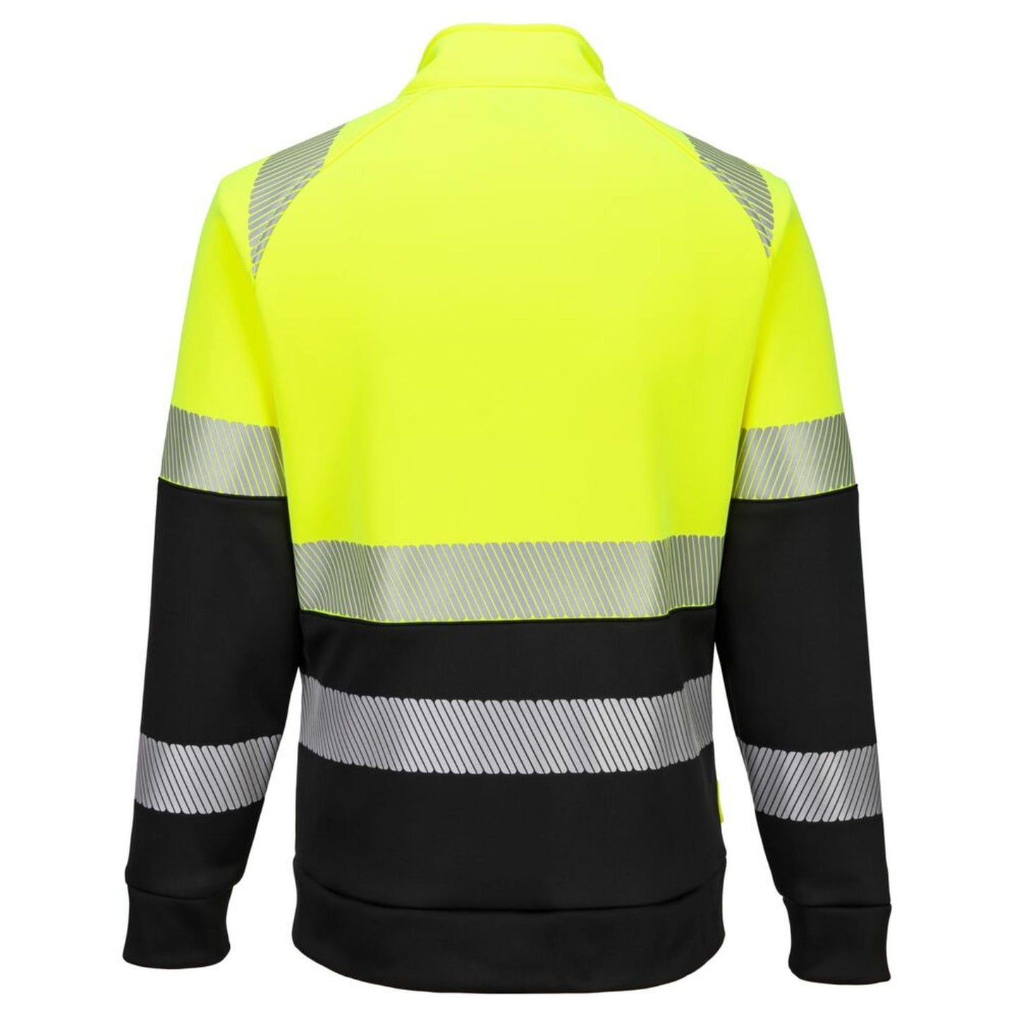 Portwest DX4 Hoge zichtbaarheid Sweatshirt DX490 Hi-Vis klasse 1 rits geel-zwart(YB)