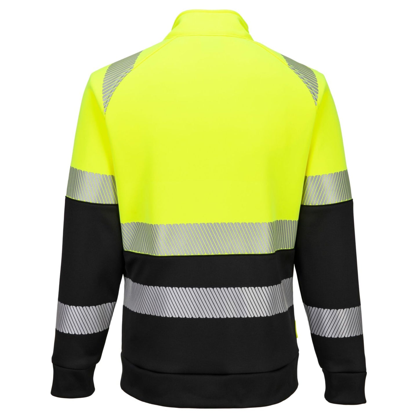 Portwest DX4 Hoge zichtbaarheid Sweatshirt DX490 Hi-Vis klasse 1 rits geel-zwart(YB)