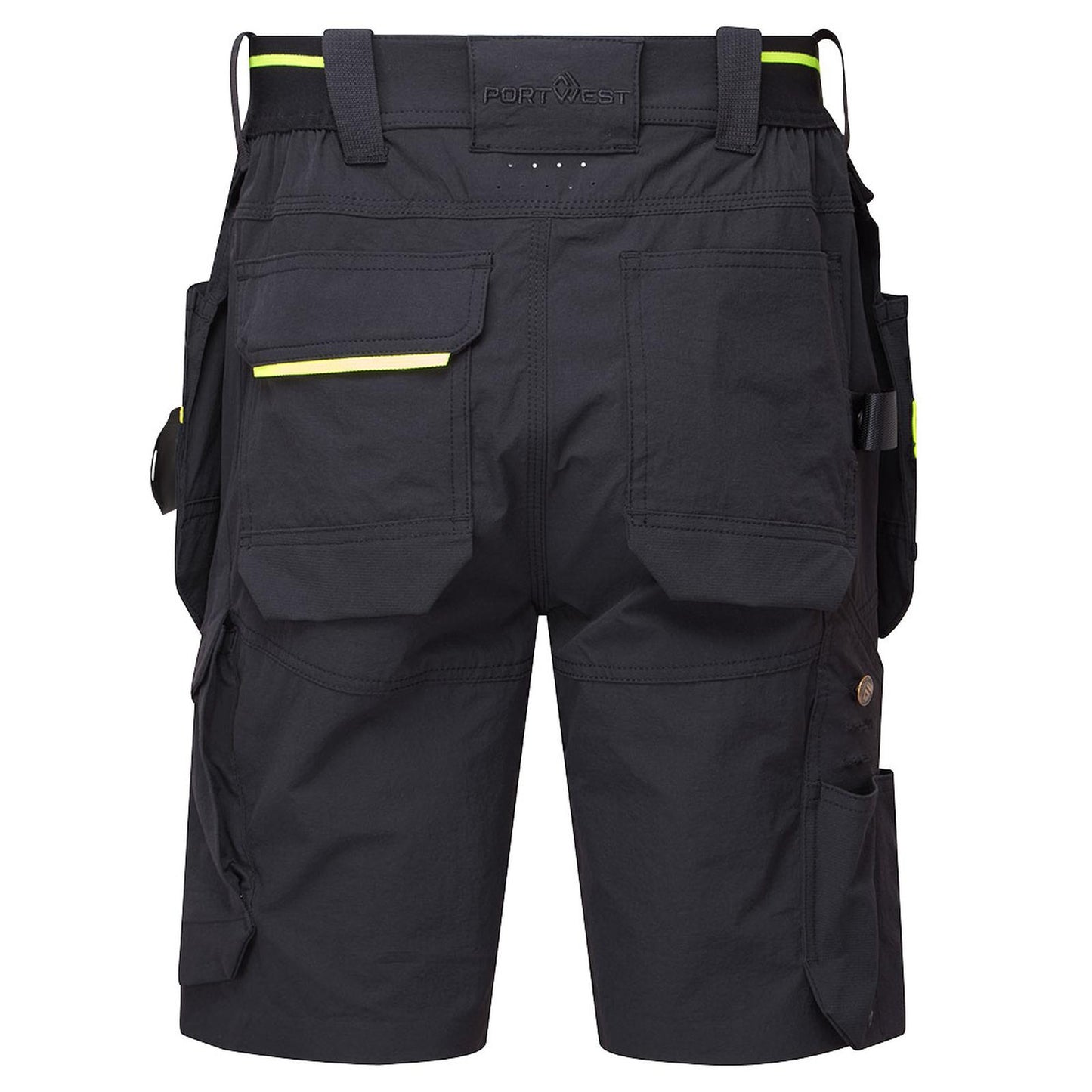 Portwest EV4 Werkkleding Korte Broek EV444 afneembare holsterzakken zwart(BK)