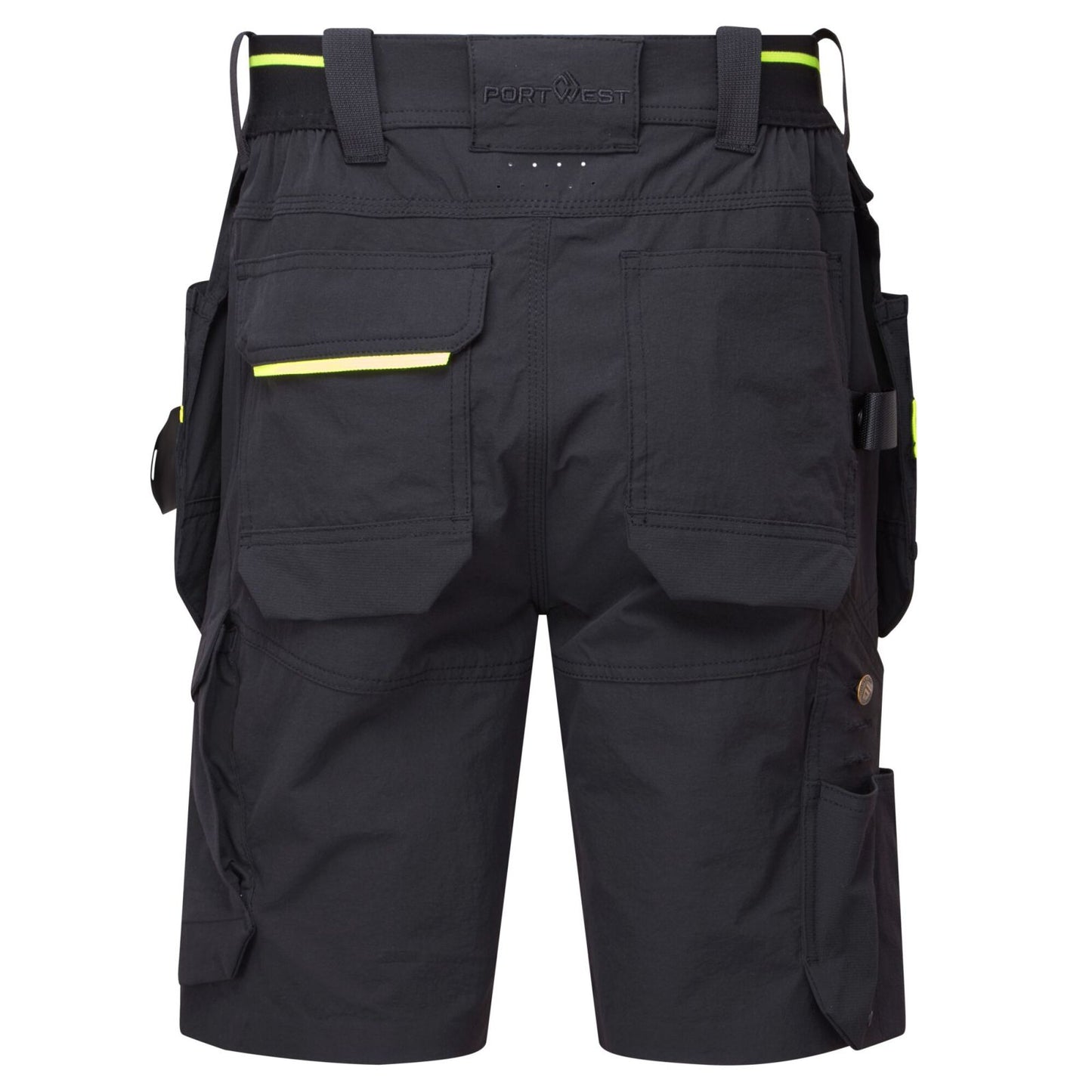 Portwest EV4 Werkkleding Korte Broek EV444 afneembare holsterzakken zwart(BK)