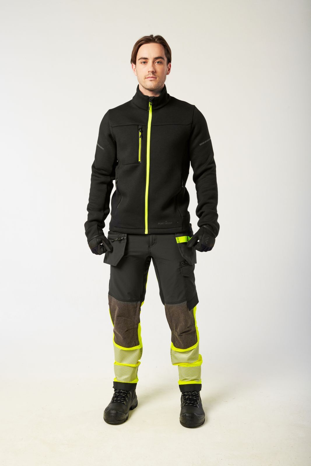 Portwest EV4 Alle weersomstandigheden Bomberjack EV464 3L Softshell metaalgrijs(MG)