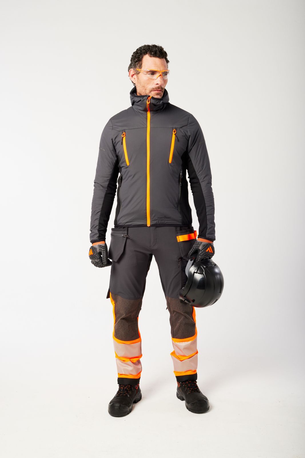 Portwest EV4 Alle weersomstandigheden Jack EV470 geïsoleerd hybride metaalgrijs(MG)