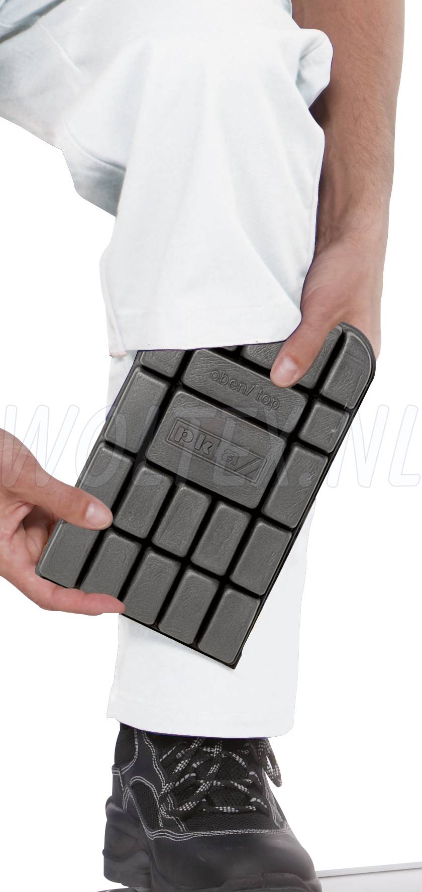 PKA Kniebeschermers Einschubkissen zwart