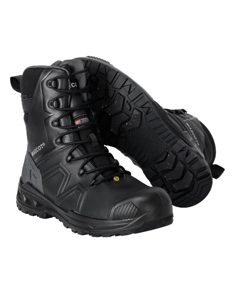 Mascot Footwear Industry Veiligheidsschoenen F1107-902 hoog S7S FO SR HRO HI CI SC LG zwart(09)