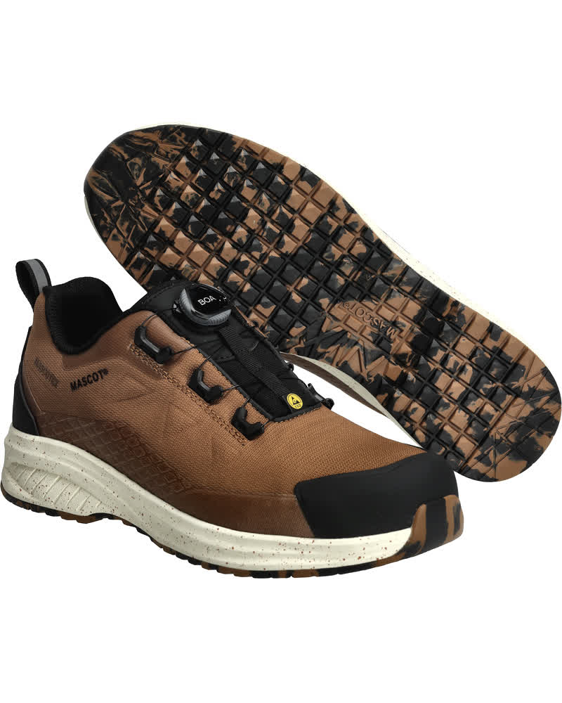 Mascot Footwear Customized Veiligheidsschoenen F1603-702 laag S7S E A PS WR SR FO ESD notenbruin(54)