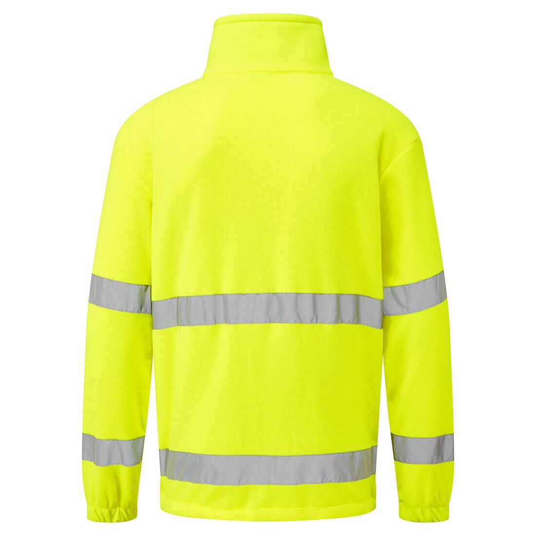 Portwest Fleece lijn Hoge zichtbaarheid Jack F302 Hi-Vis 1/2 Zip Fleece geel(YE)