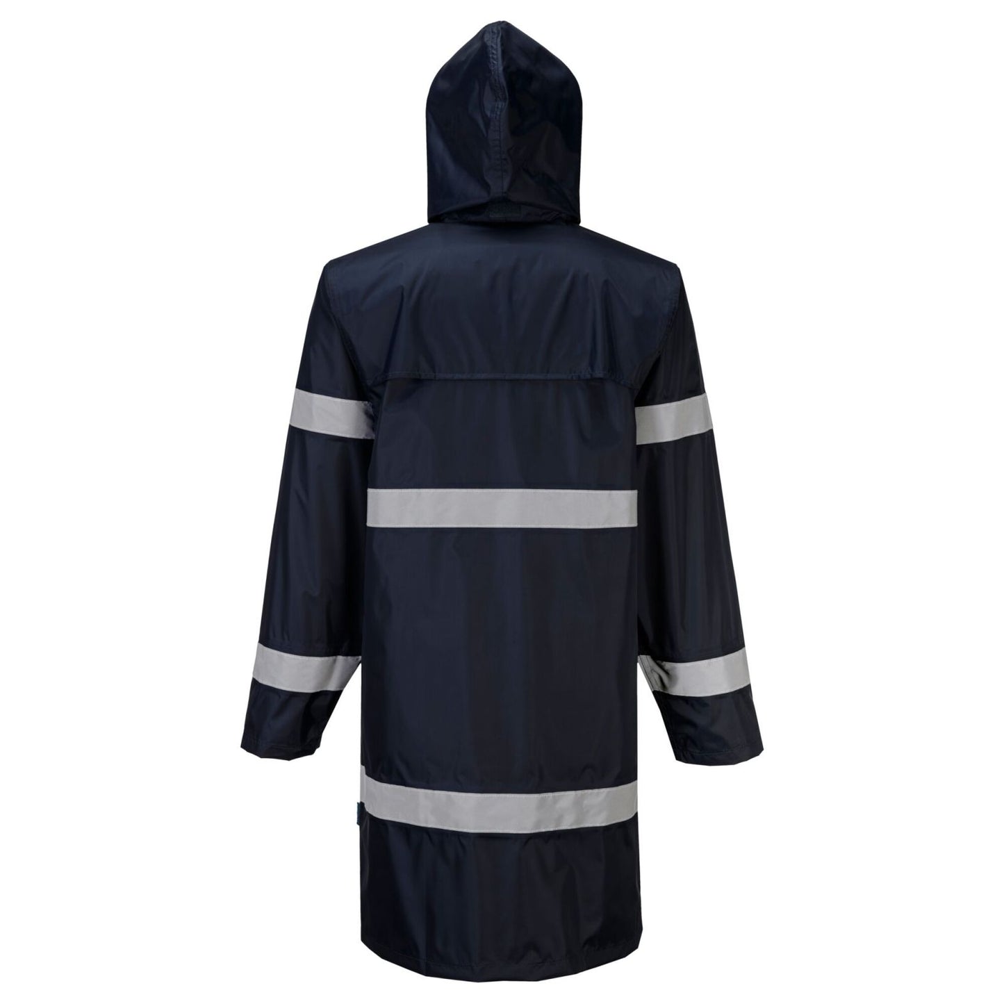 Portwest Iona Regenkleding Verbeterde Zichtbaarheid Regenjas F437 100cm donker marineblauw(NV)