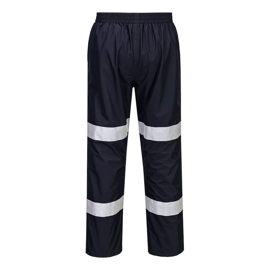 Portwest Iona Regenkleding Verbeterde Zichtbaarheid Regenbroek F443 Enhanced lichtgewicht opvouwbaar donker marineblauw(DN)