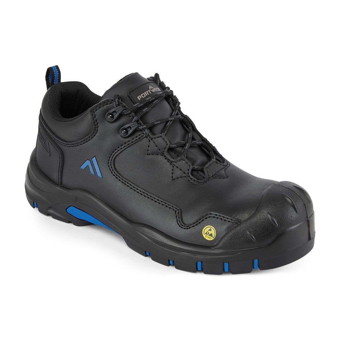 Portwest FX2 Apex Schoenen FC19 Compositelite S3S ESD HRO SR SC FO zwart-blauw(BK)