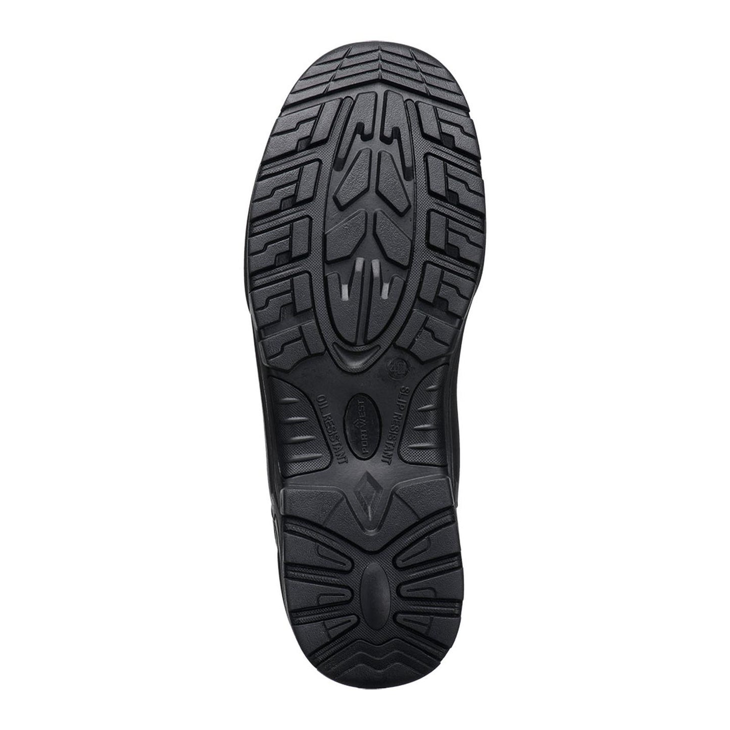 Portwest Draadvetersysteem Voetbescherming Enkellaars FC38 composiet leder S3S HRO SR FO SC zwart(BK)