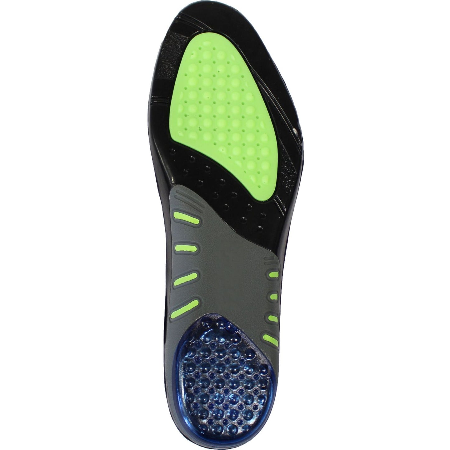 Portwest Inlegzolen FC82 Gel-demping zwart-groen(BG)