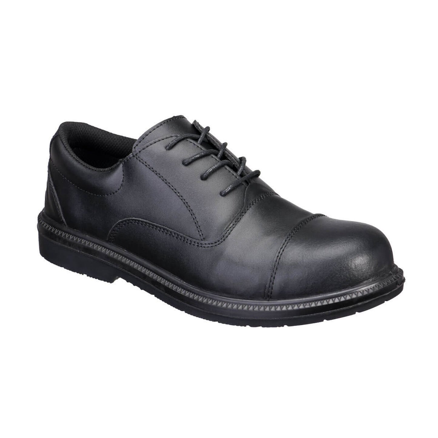 Portwest Steelite Voetbescherming Veiligheidschoenen FD18 Steel Action Leather Executive S3 SR FO zwart(BK)