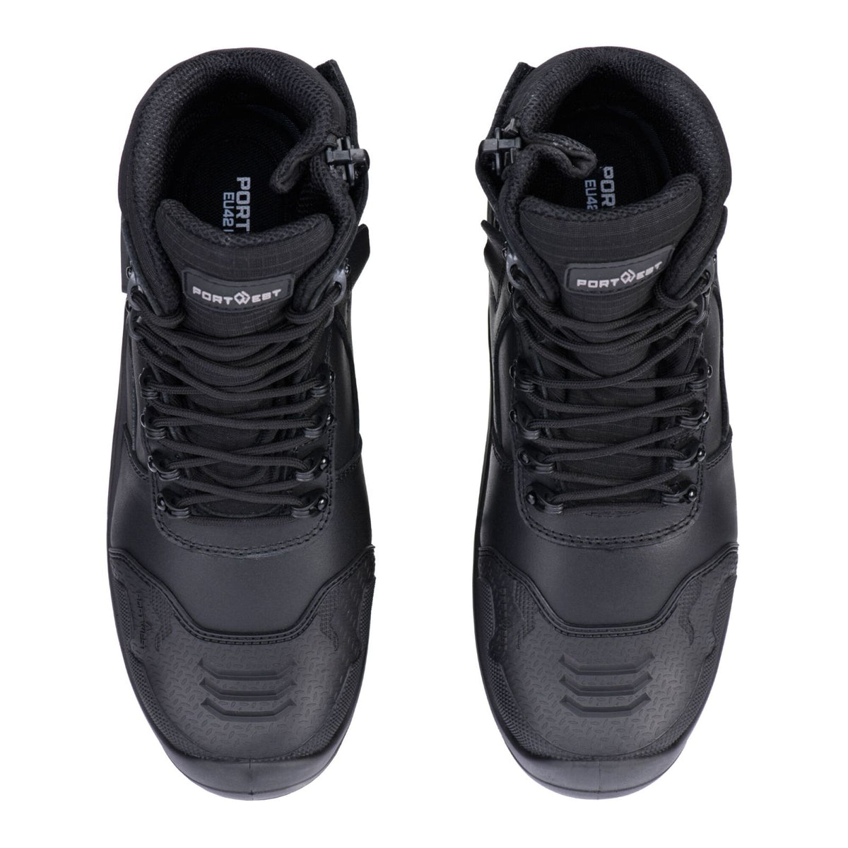 Portwest Composite Lite Voetbescherming Schoen FD25 samengesteld leder halfhoog S7L HRO M CI LG SC AN SR FO zwart(BK)