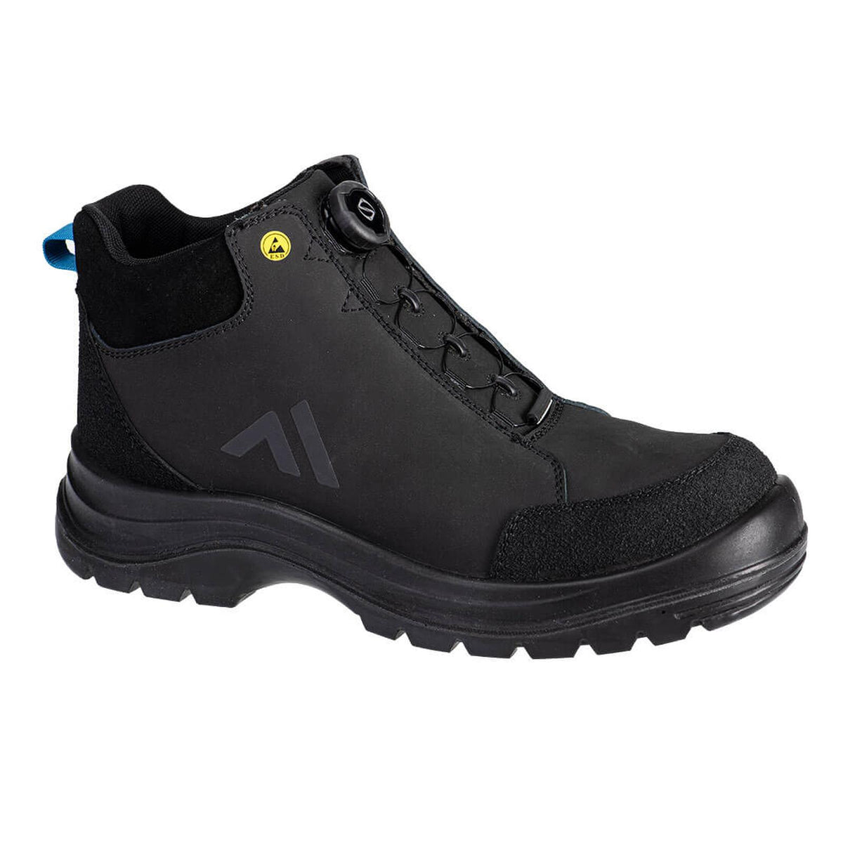 Portwest FX2 Ridge Schoenen FE02 Composite Mid S3S ESD SR FO zwart-blauw(BK)