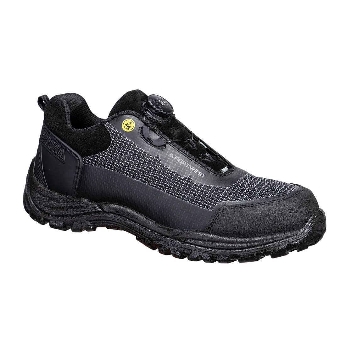 Portwest FX2 Girder Schoenen FE05 Composite Low S3S ESD SR FO zwart-grijs(BG)