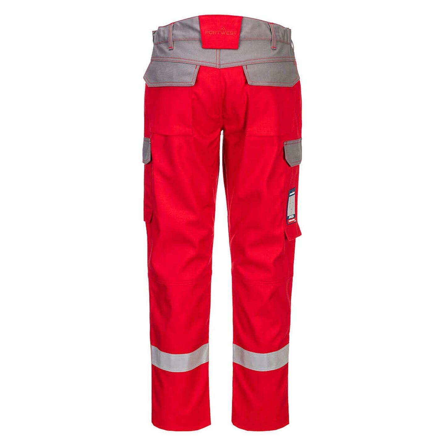 Portwest Bizflame Ultra FR Broek FR06 Two Tone vlamwerend antistatisch rood(RE)