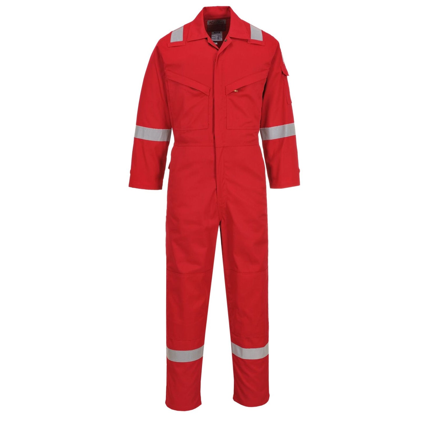 Portwest Bizflame Overalls FR28 Vlamvertragend- antistatisch UPF 50+ UV rood(RE)