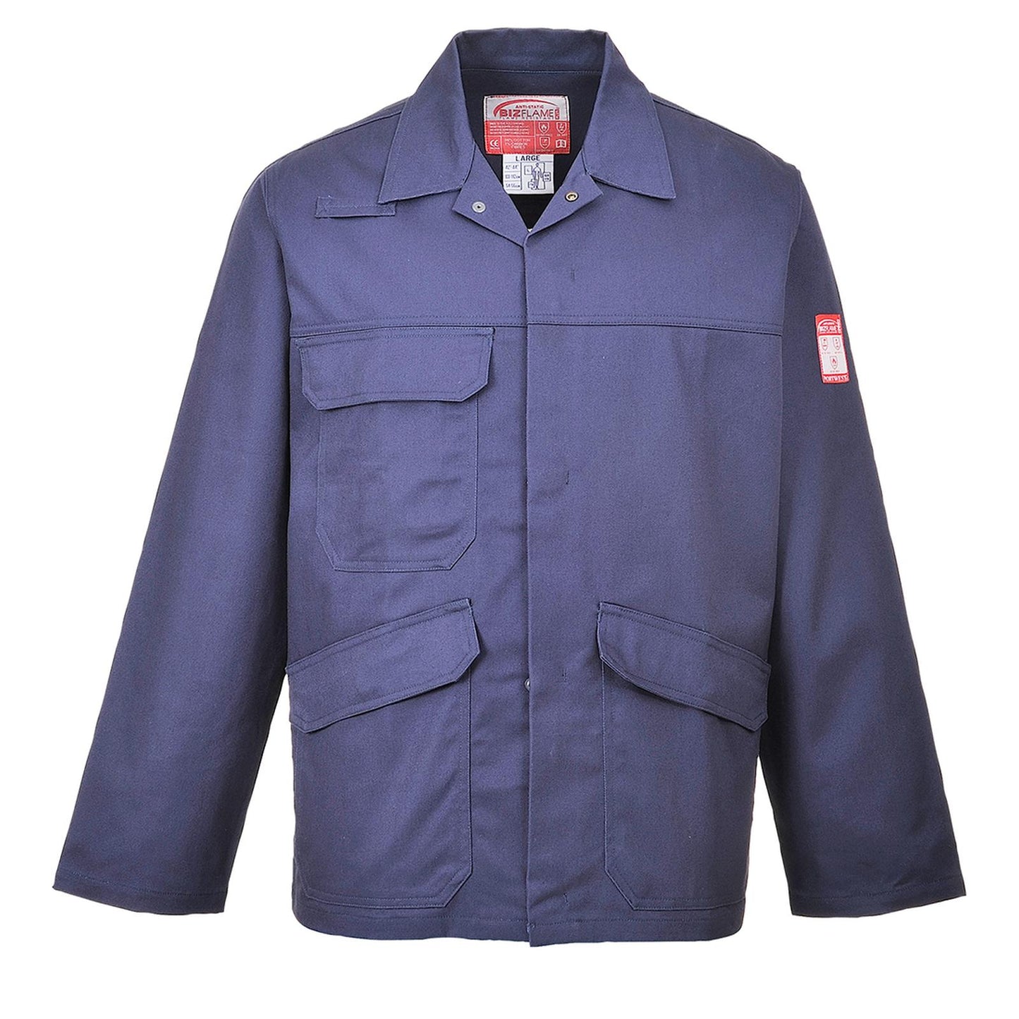 Portwest Bizflame Pro Jassen FR35 Vlamvertragend- antistatisch marineblauw(NA)
