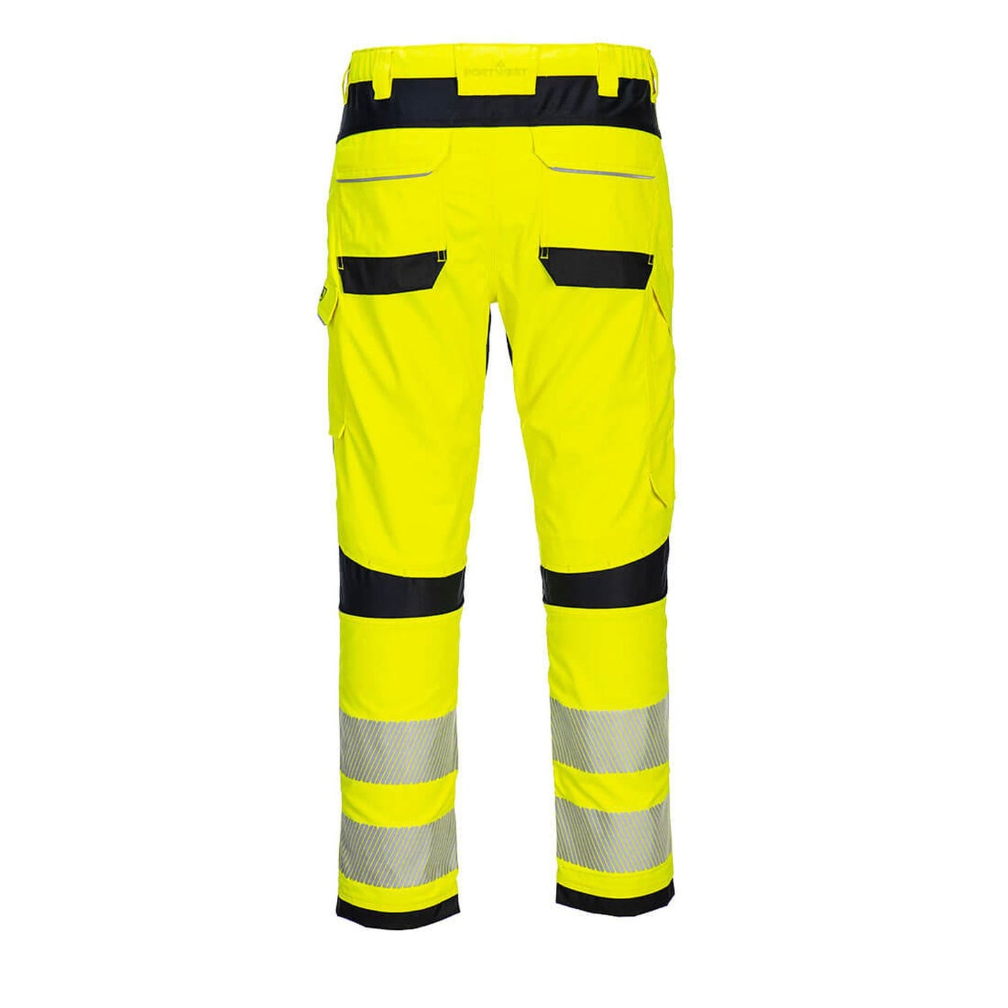 Portwest PW3 FR Broek FR406 Hi-Vis vlamvertragend antistatisch geel-zwart(YB)